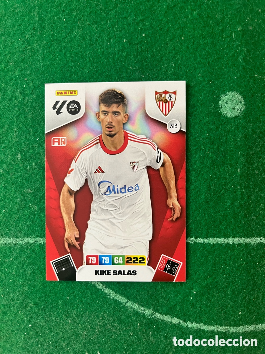 Figurine di Calcio: 313 KIKE SALAS SEVILLA ADRENALYN 2025 2026 PANINI