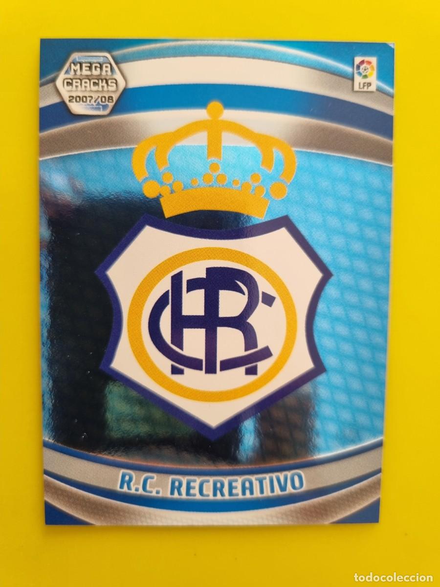 Figurine di Calcio: CROMO FUTBOL MEGACRACKS ESCUDO 253 RC RECREATIVO 07 08 2007 2008 AR1026
