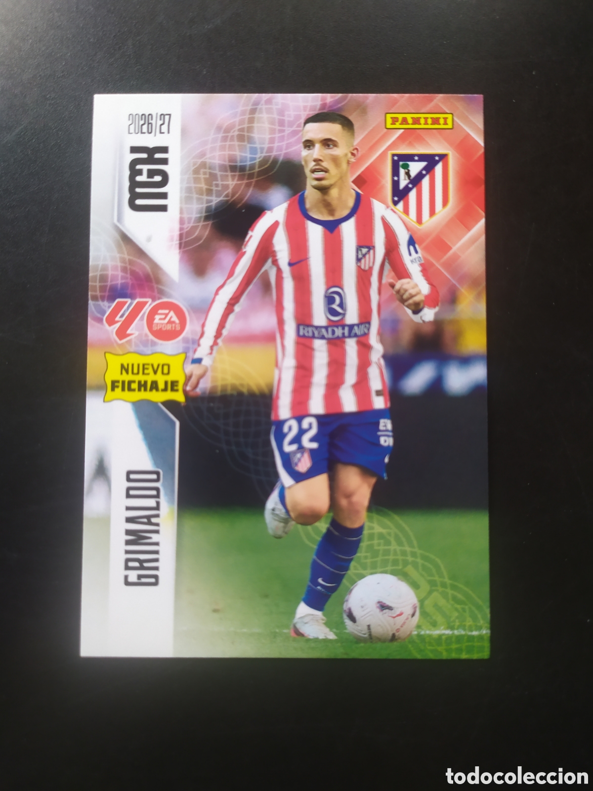 Figurine di Calcio: Megacracks 2026 2027 26 27 panini Grimaldo fichaje n&deg; 459 Atl&eacute;tico Madrid