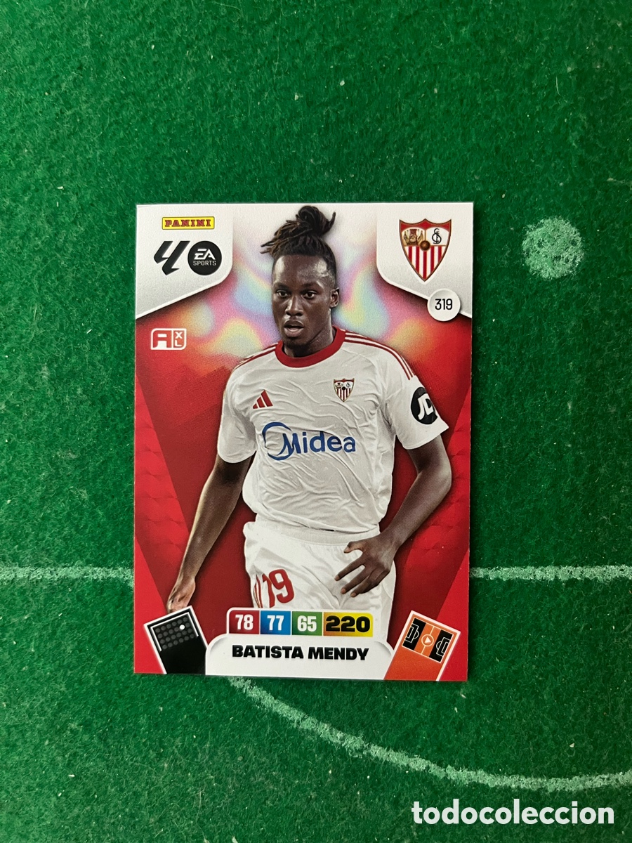 Figurine di Calcio: 319 BATISTA MENDY SEVILLA ADRENALYN 2025 2026 PANINI
