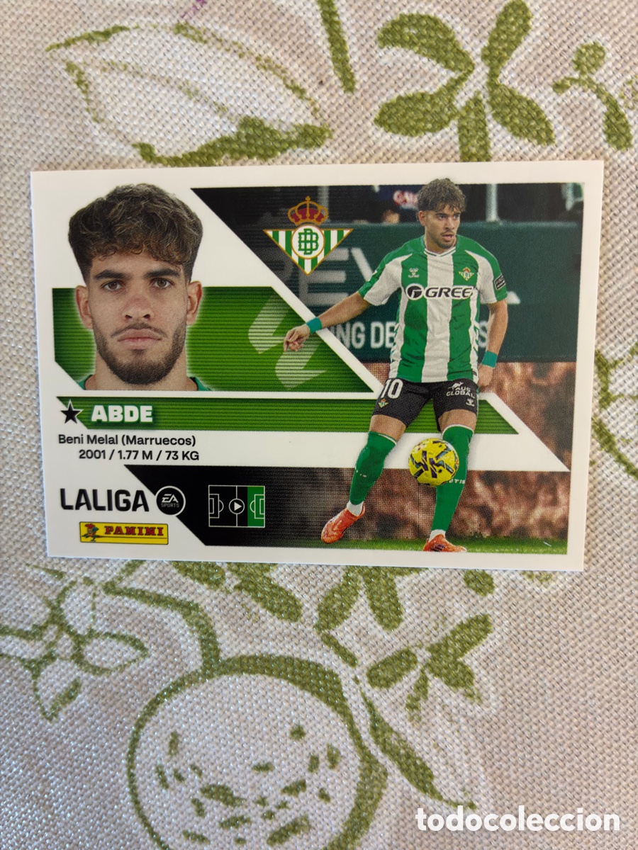 Cartes &agrave; collectionner de Football: Cromo N&ordm; 20 Abde - Real Betis - Colecci&oacute;n Este Panini Liga EA Sports 2026-27 (1&ordf; Ed) - Impecable