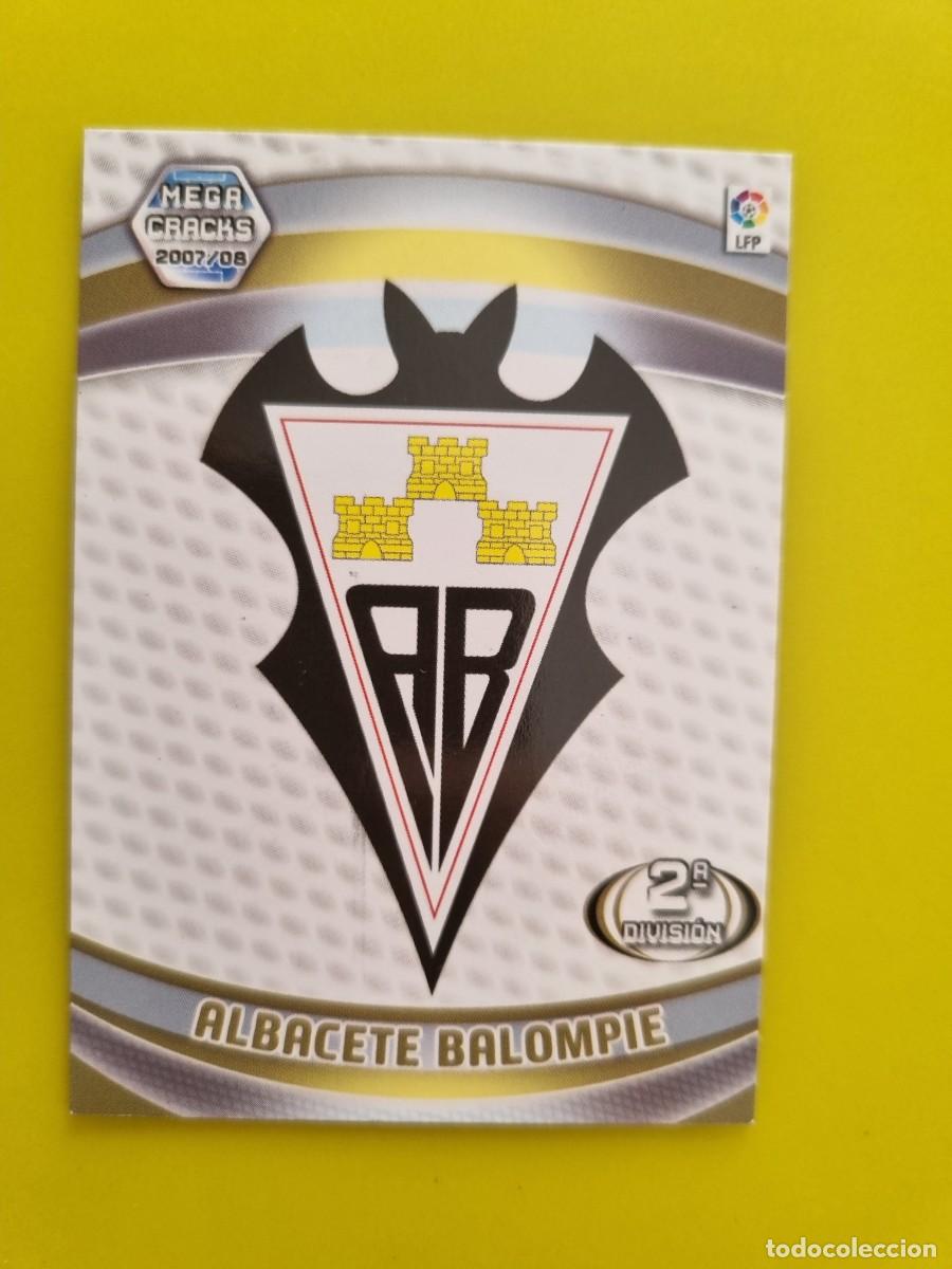 Cromos de f&uacute;tbol: CROMO FUTBOL MEGACRACKS ESCUDO 420 ALBACETE BALOMPIE 07 08 2007 2008 AR1026