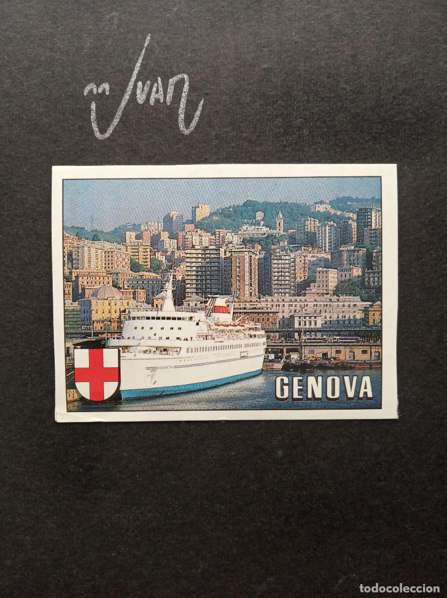Cromos de f&uacute;tbol: N&ordm; 23 CIUDAD GENOVA ITALY GENOA ⚽ PANINI &reg; FIFA WORLD CUP 1990 MUNDIAL ITALIA 90 SIN PEGAR NUNCA