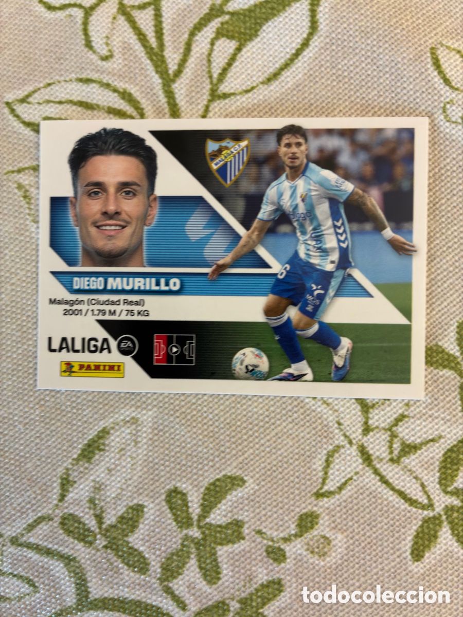 Cromos de f&uacute;tbol: Cromo N&ordm; 6 Murillo - M&aacute;laga CF - Colecci&oacute;n Este Panini Liga 2026-27 (1&ordf; Edici&oacute;n) - Impecable