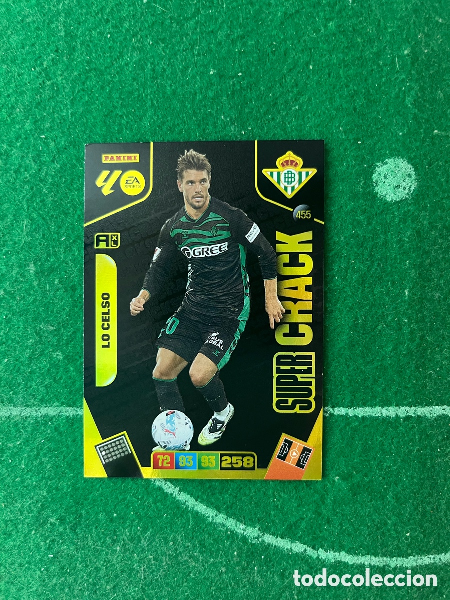 Fu&szlig;ball-Sticker: 455 LO CELSO REAL BETIS ADRENALYN 2025 2026 PANINI S&Uacute;PER CRACK