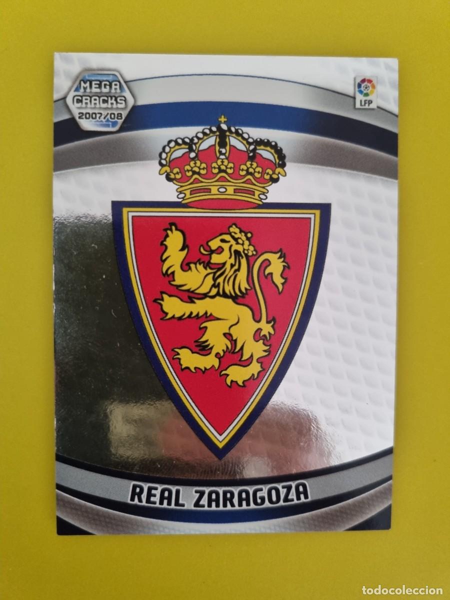 Cromos de f&uacute;tbol: CROMO FUTBOL MEGACRACKS ESCUDO 443 REAL ZARAGOZA 07 08 2007 2008 AR1026