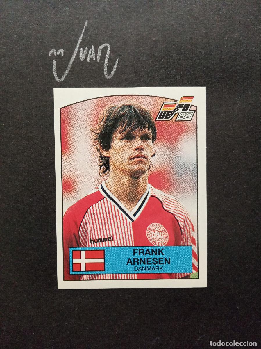 Football Stickers: 120 ARNESEN DINAMARCA VALENCIA DANMARK⚽ PANINI &reg; UEFA EURO 1988 EUROCOPA 88 ALEMANIA SIN PEGAR NUNCA