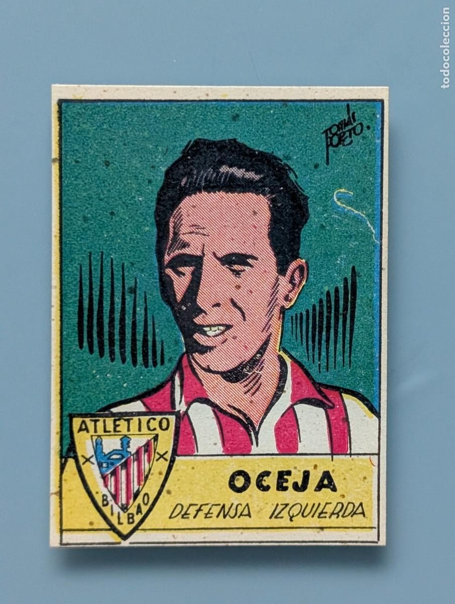 Cromos de Futebol: CROMO NUEVO OCEJA ATLETICO BILBAO 1942 1943 1942-43 ED CISNE ALBUM FUTBOLISTICO FUTBOL ATHLETIC CLUB
