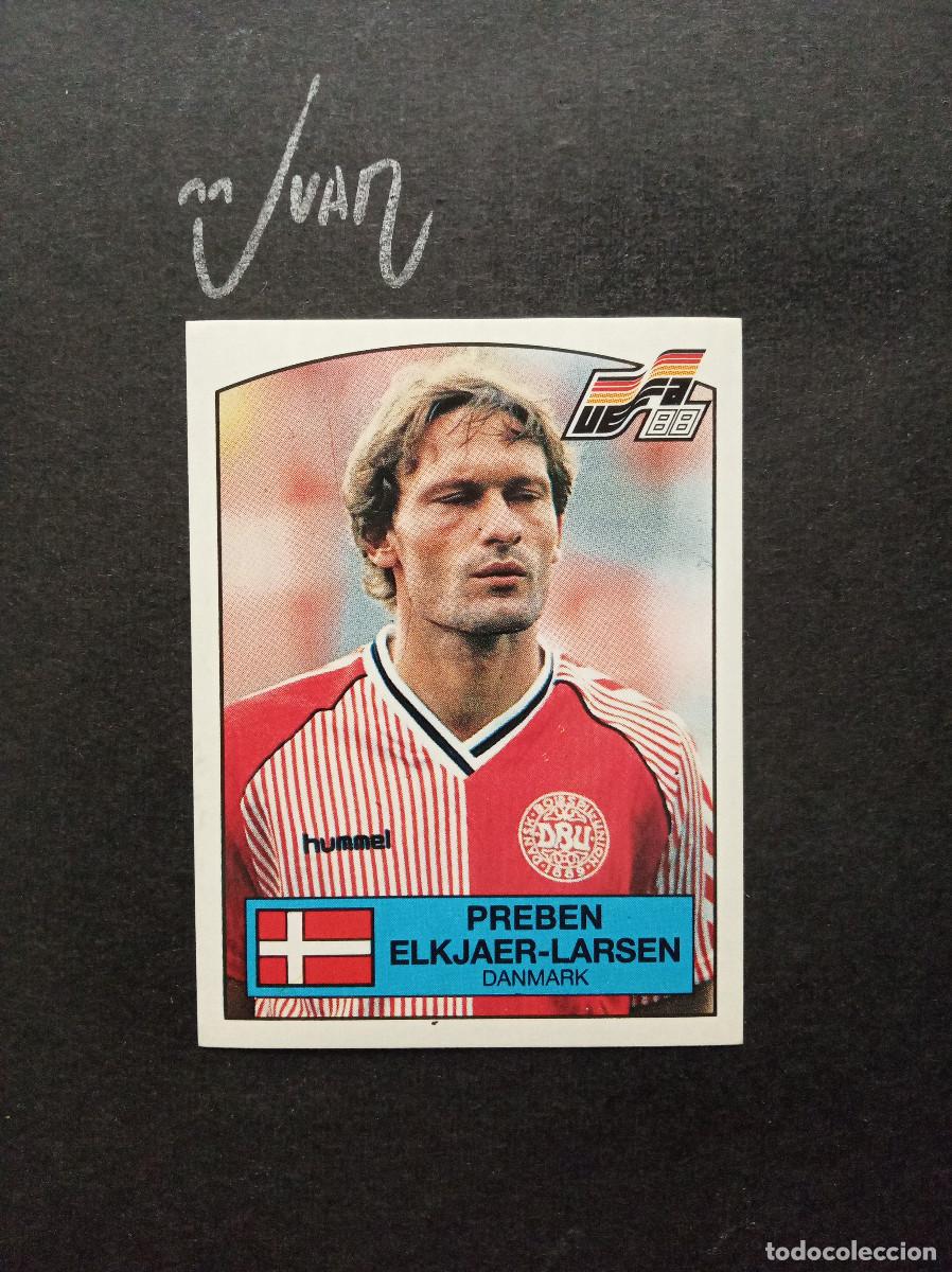 Cromos de Futebol: N&ordm; 122 ELKJAER LARSEN DINAMARCA VERONA DANMARK ⚽ PANINI &reg; UEFA EURO 1988 EUROCOPA 88 SIN PEGAR NUNCA