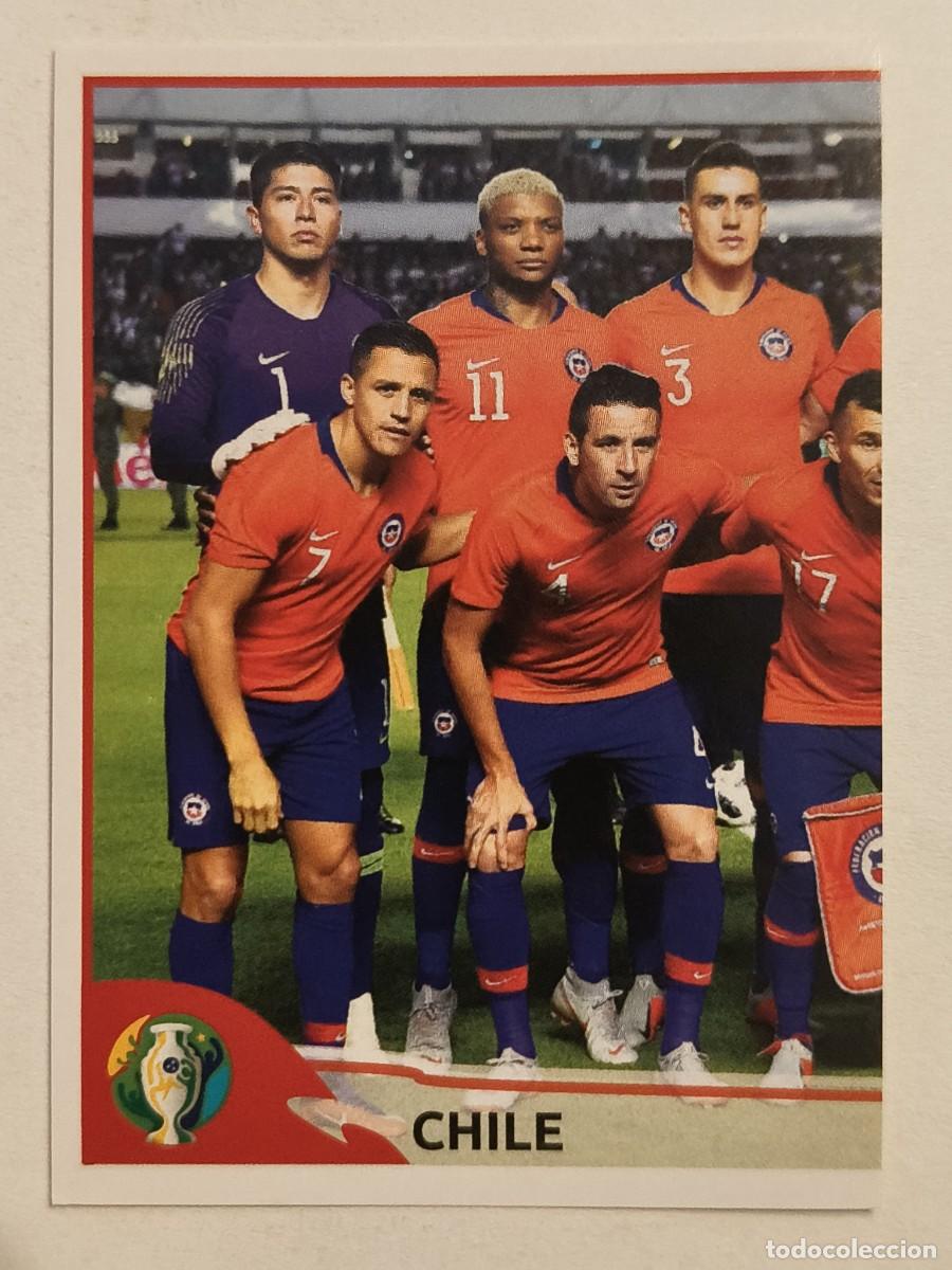 Cromos de f&uacute;tbol: #306 ALINEACION (CHILE) COPA AMERICA BRASIL 2019 PANINI