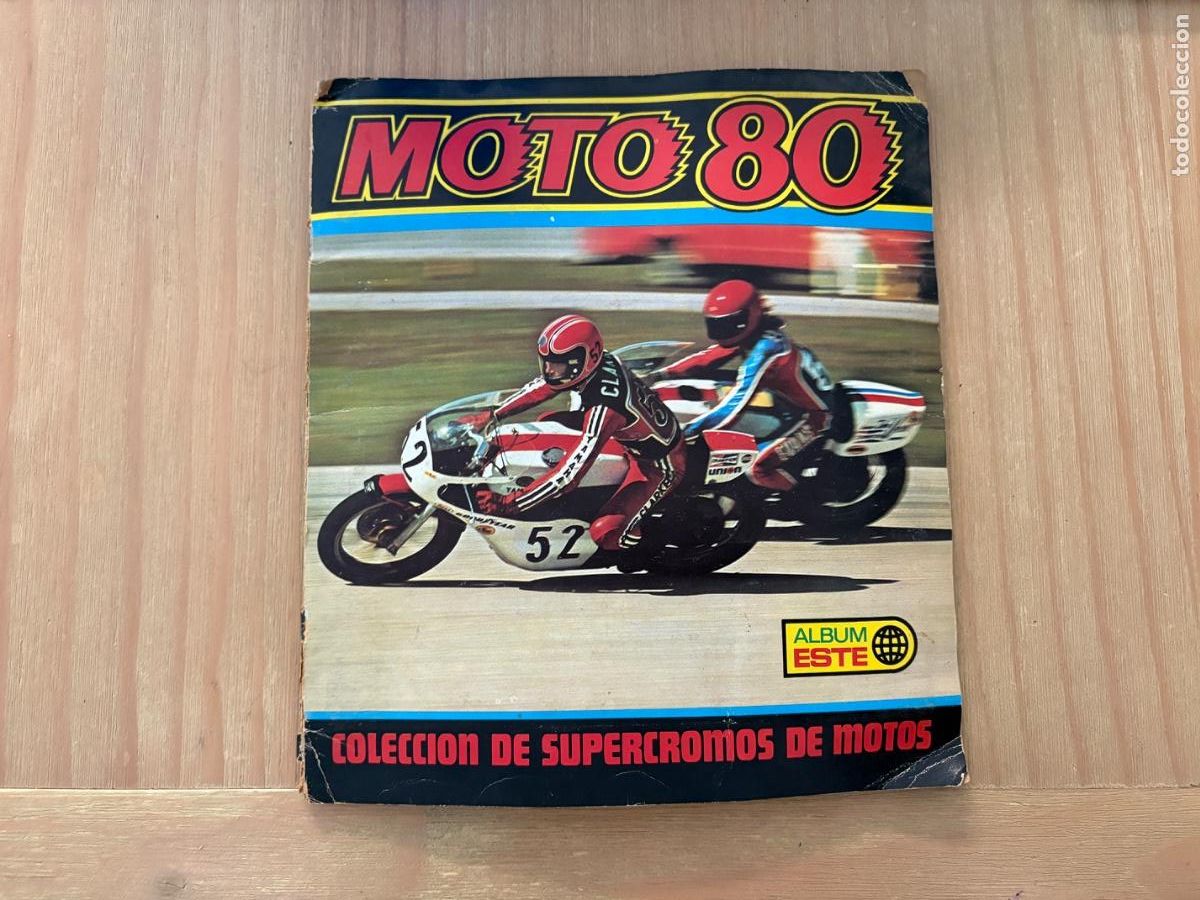 Football Stickers: Cv3. ALBUM COMPLETO MOTO 80 ESTE