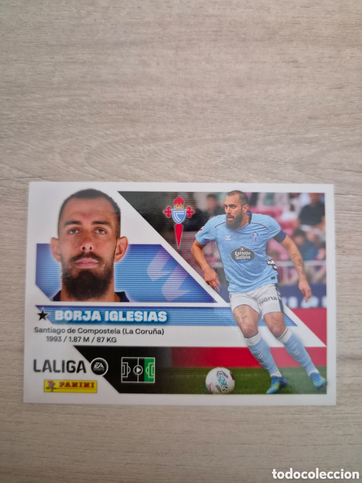 Cromos de f&uacute;tbol: N&deg;20 Celta de Vigo Borja Iglesias Liga Este 26/27