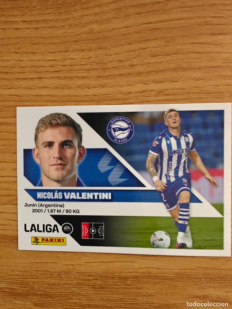 Cromos de f&uacute;tbol: Valentini 30 Liga Este 26 27 &Uacute;ltimos Fichajes Deportivo Alav&eacute;s 3 Edicion 2026 2027