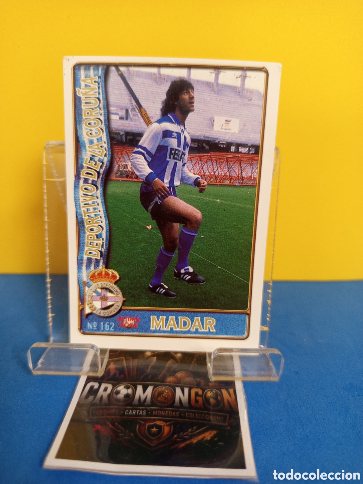 Figurine di Calcio: ❇️ CROMO ⚽ CARD 162 MADAR DEPORTIVO DE LA CORU&Ntilde;A UH FICHAS LIGA 96 97 1996 1997 MUNDICROMO ❇️