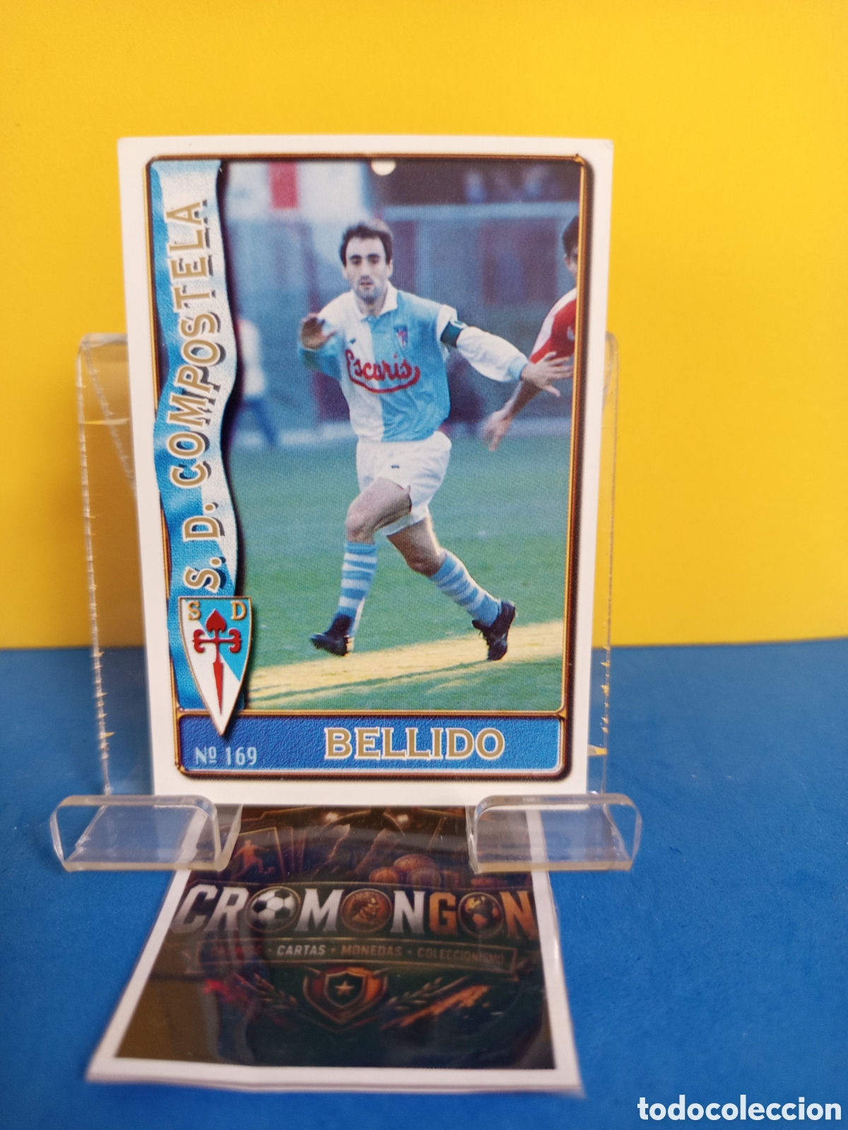Figurine di Calcio: ❇️ CROMO ⚽ CARD 169 BELLIDO COMPOSTELA FICHAS DE LA LIGA 96 97 1996 1997 MUNDICROMO SPORT ❇️