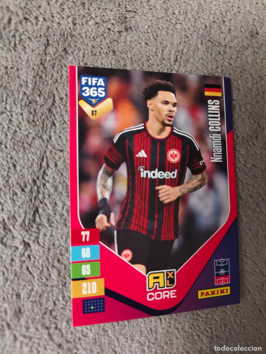 Football Stickers: 67 365 ADRENALYN 26 27 NNAMDI COLLINS EINTRACHT FRANKFURT BASE CARD CORE 2026 2027 FIFA PANINI AAV