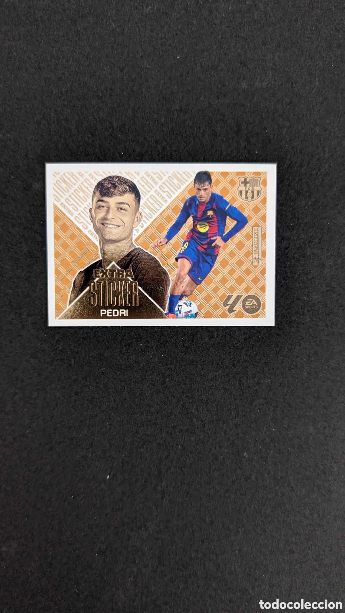 Football Stickers: PEDRI BARCELONA EXTRA STICKER BRONCE BRONZE LIGA ESTE 2026/27 26 27 NUNCA PEGADO