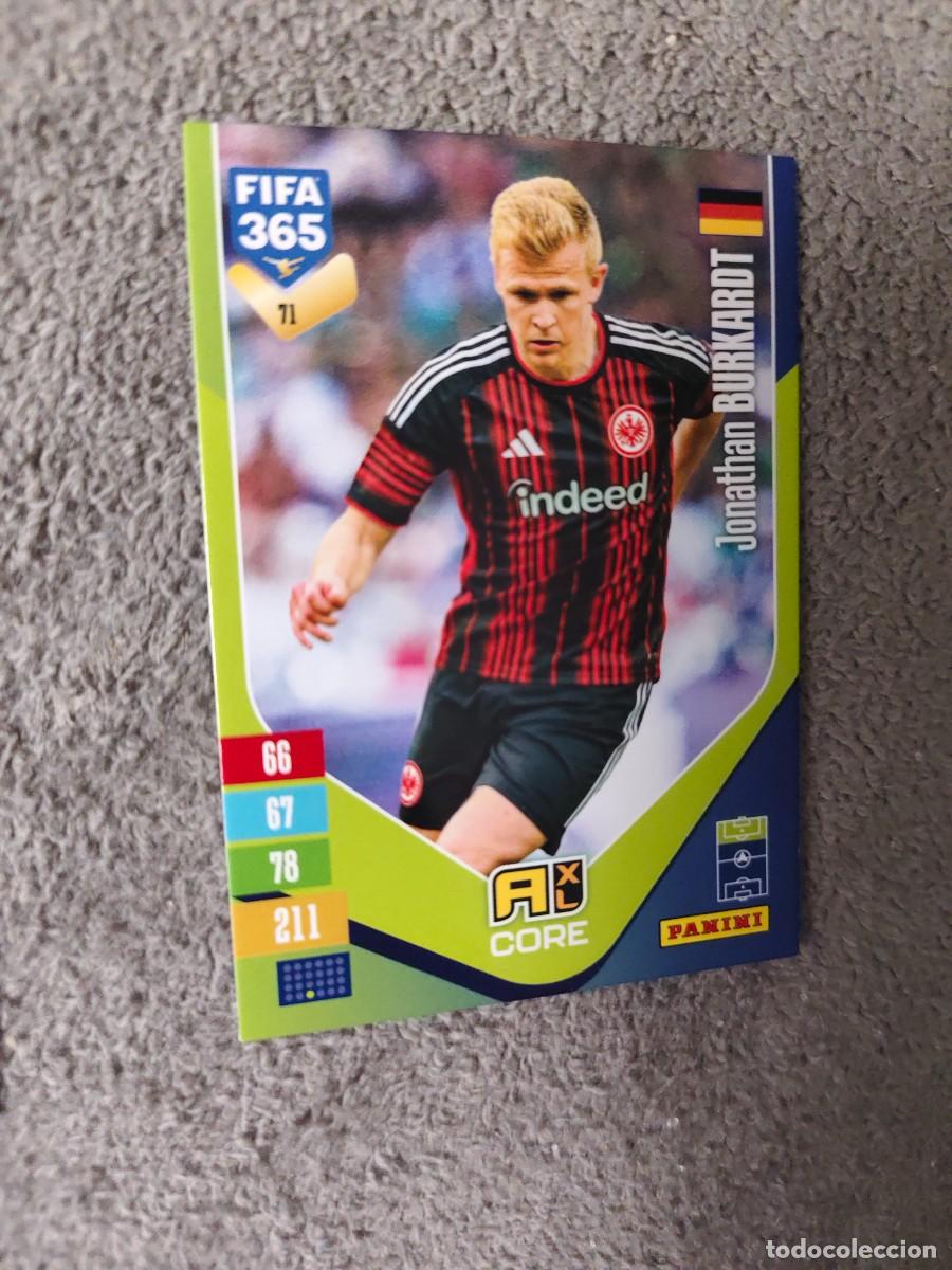 Cartes &agrave; collectionner de Football: 71 365 ADRENALYN 26 27 BURKARDT EINTRACHT FRANKFURT BASE CARD CORE 2026 2027 FIFA PANINI AAV