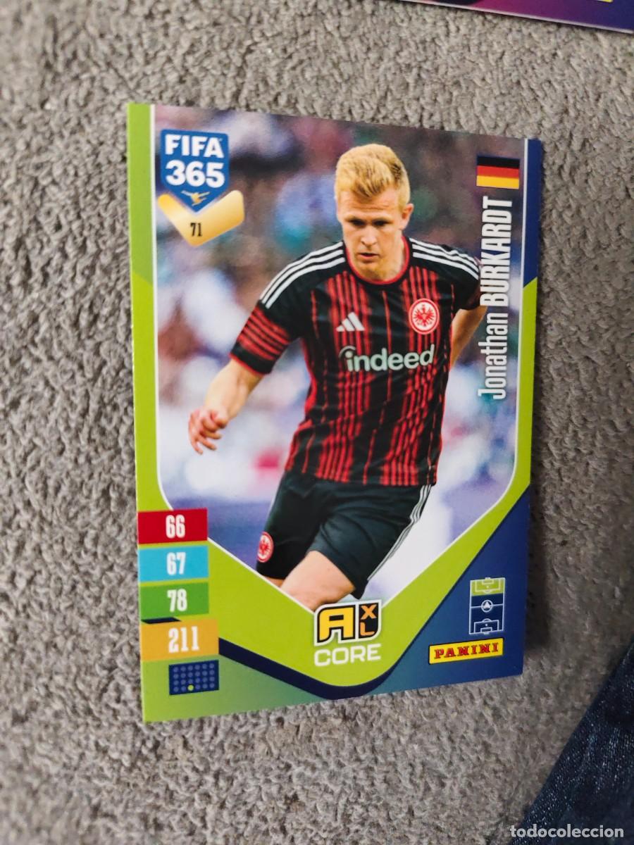 Cartes &agrave; collectionner de Football: 71 365 ADRENALYN 26 27 BURKARDT EINTRACHT FRANKFURT BASE CARD CORE 2026 2027 FIFA PANINI AAV
