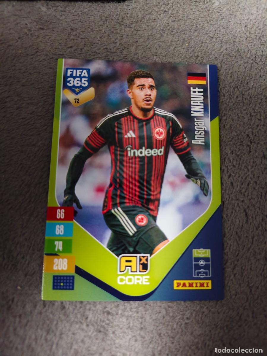 Cartes &agrave; collectionner de Football: 72 365 ADRENALYN 26 27 ANSGAR KNAUFF EINTRACHT FRANKFURT BASE CARD CORE 2026 2027 FIFA PANINI AAV