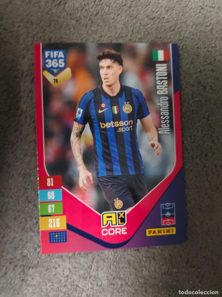 Cartes &agrave; collectionner de Football: 74 365 ADRENALYN 26 27 ALESSANDRO BASTONI INTER MILAN BASE CARD CORE 2026 2027 FIFA PANINI AAV
