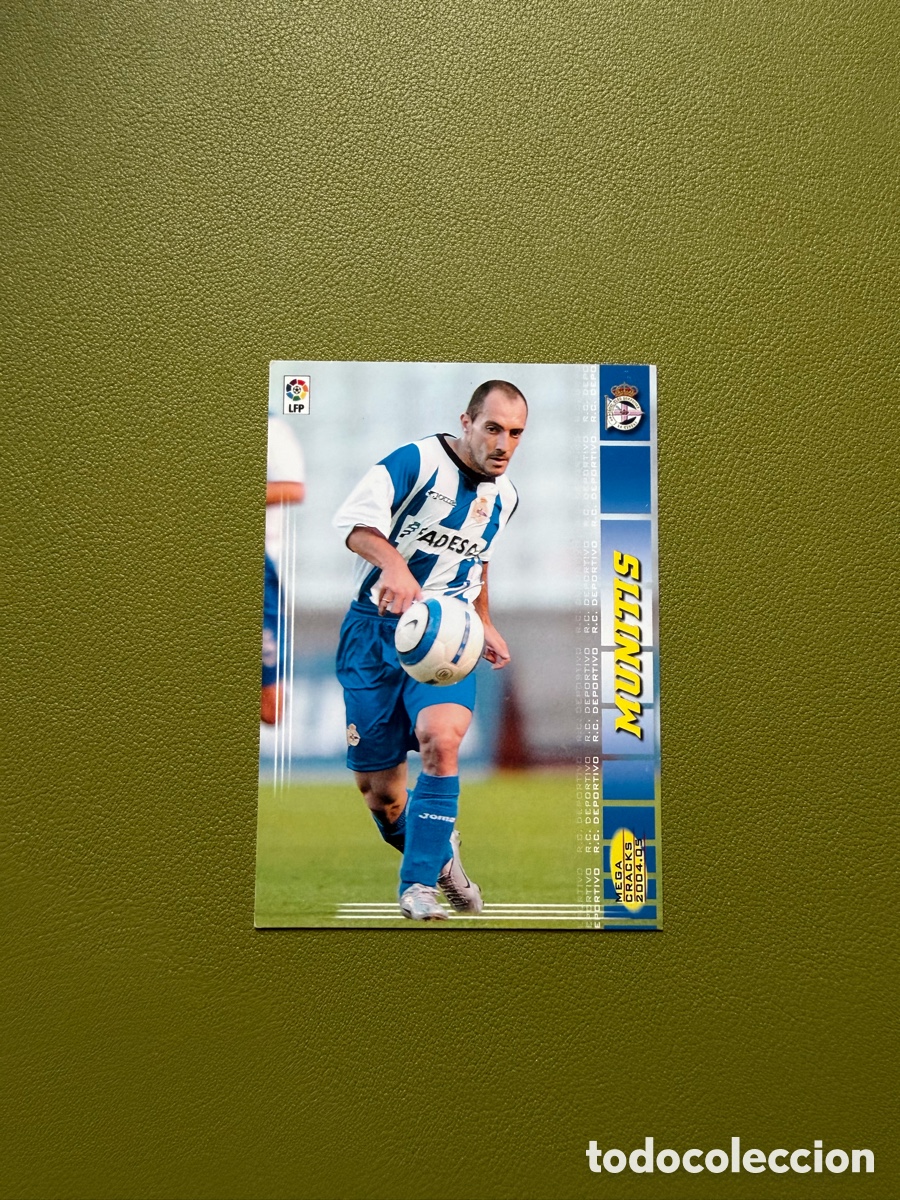 Cartes &agrave; collectionner de Football: Munitis 108 bis Megacracks 04/05 Deportivo de la Coru&ntilde;a