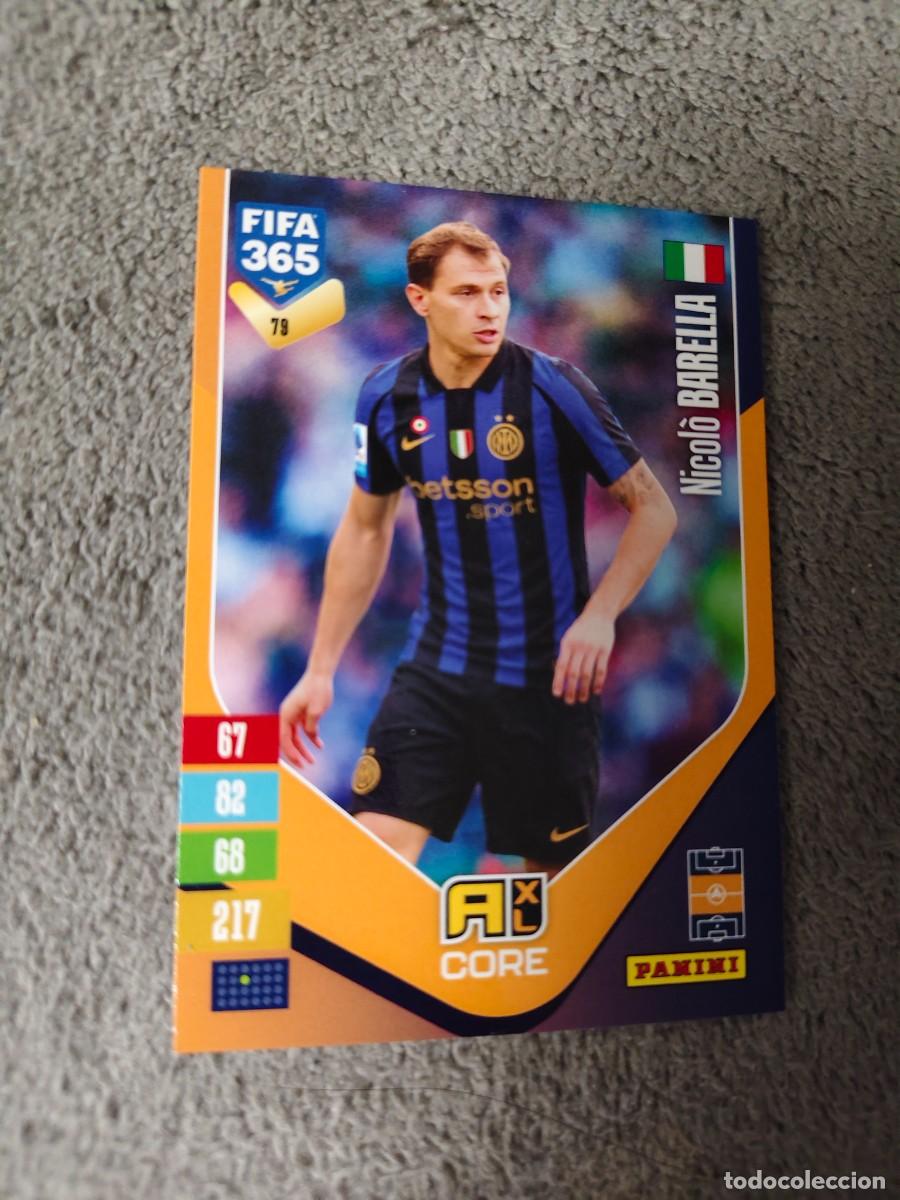 Cartes &agrave; collectionner de Football: 79 365 ADRENALYN 26 27 NICOL&Ograve; BARELLA INTER MILAN BASE CARD CORE 2026 2027 FIFA PANINI AAV