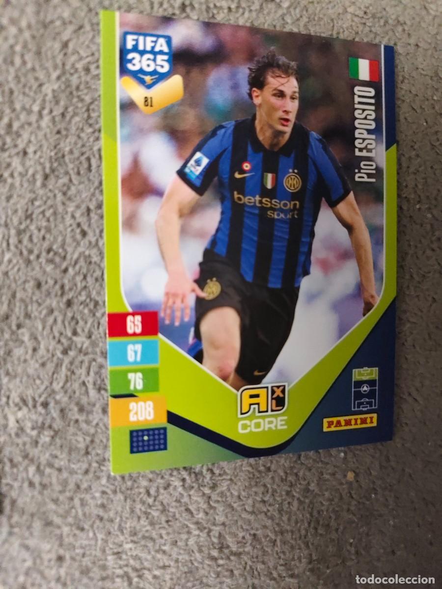 Figurine di Calcio: 81 365 ADRENALYN 26 27 PIO ESPOSITO INTER MILAN BASE CARD CORE 2026 2027 FIFA PANINI AAV