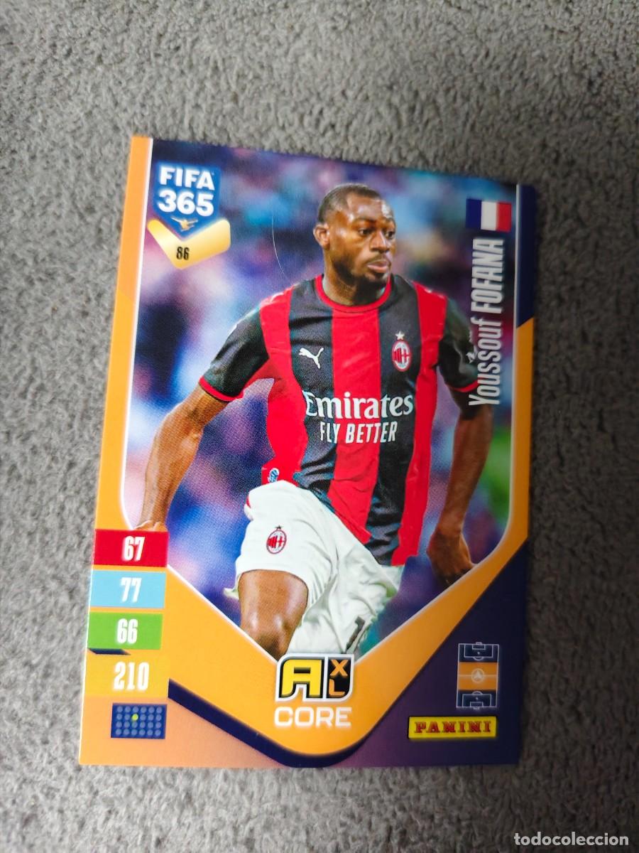 Cartes &agrave; collectionner de Football: 86 365 ADRENALYN 26 27 YOUSSOUF FOFANA AC MILAN BASE CARD CORE 2026 2027 FIFA PANINI AAV