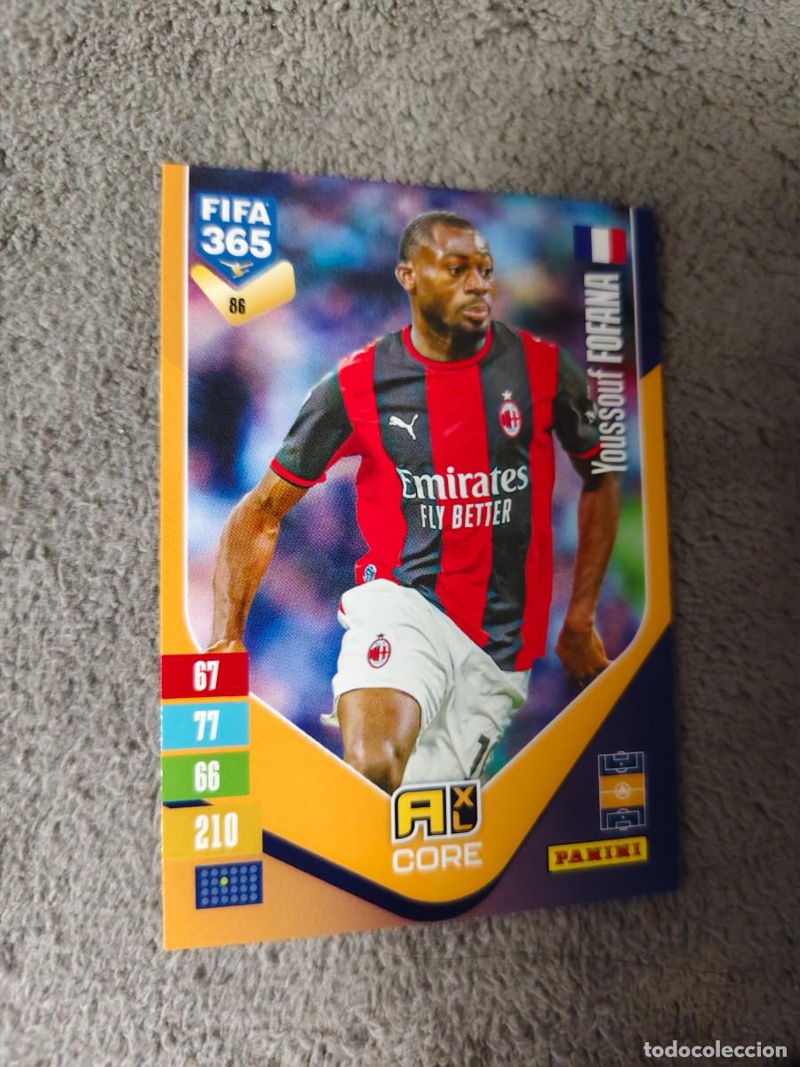 Cartes &agrave; collectionner de Football: 86 365 ADRENALYN 26 27 YOUSSOUF FOFANA AC MILAN BASE CARD CORE 2026 2027 FIFA PANINI AAV
