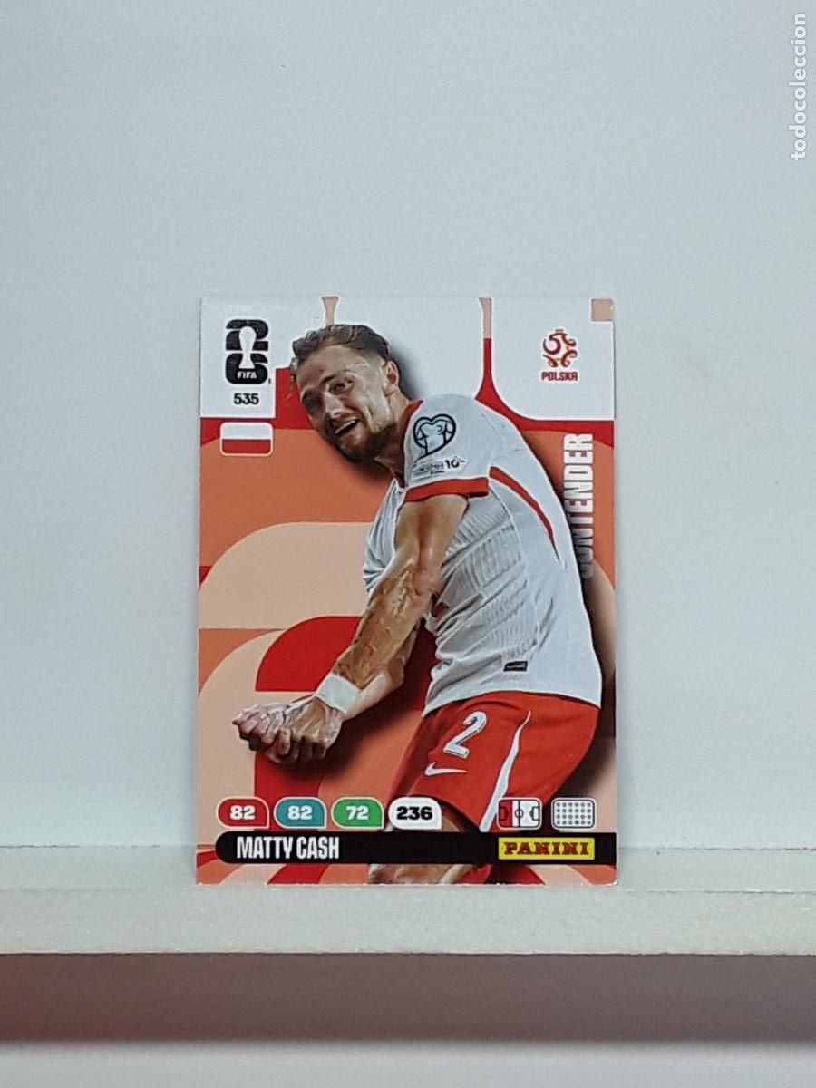 Football Stickers: ADRENALYN MUNDIAL 2026 WORLD CUP 26 ALBUM PANINI N 535 POLONIA POLAND MATTY CASH