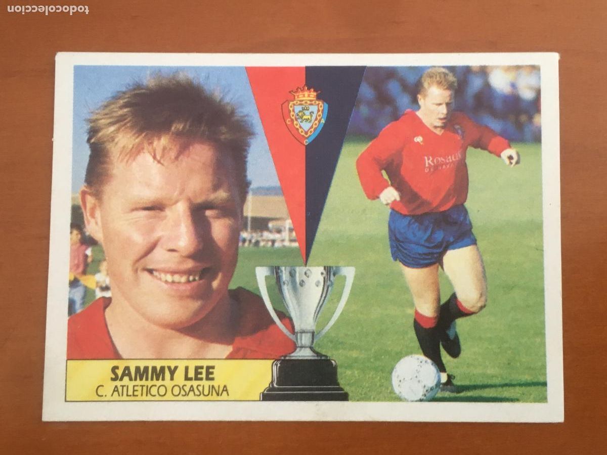 Cromos de f&uacute;tbol: sammy lee osasuna coloca liga 87 88 1987 1988 ediciones este cromo nunca pegado nuevo de sobre