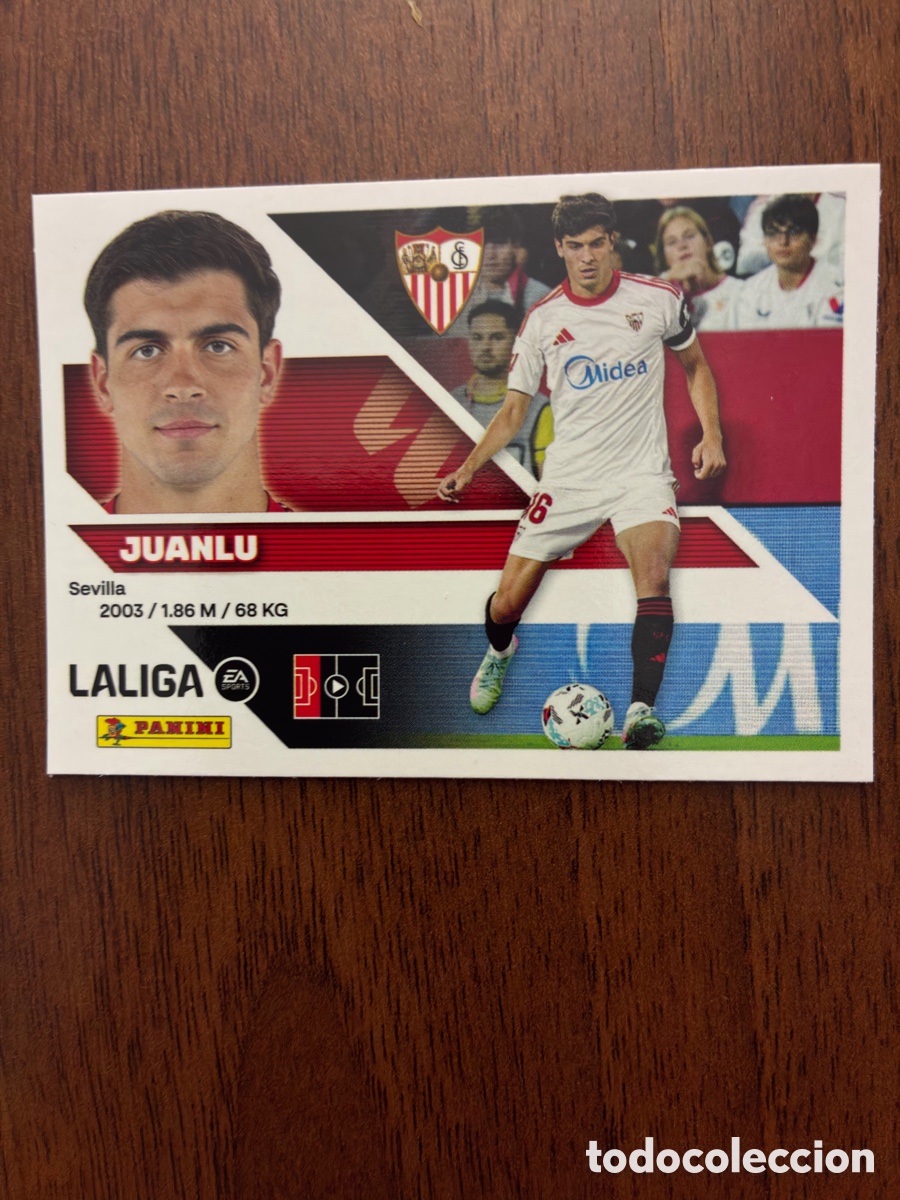 Cromos de f&uacute;tbol: Cromo N&ordm; 6 Juanlu - Sevilla FC - Colecci&oacute;n Este Panini Liga 2026-27 (1&ordf; Edici&oacute;n) - Impecable