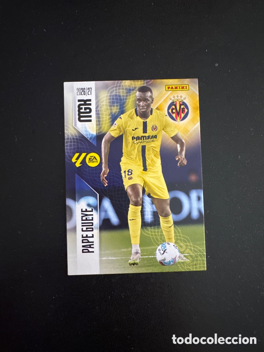 Cromos de f&uacute;tbol: PAPE GUEYE VILLARREAL N&Uacute;MERO 372 MEGACRACKS 2026 2027