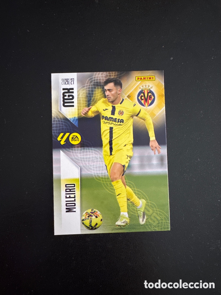 Cromos de f&uacute;tbol: MOLEIRO VILLARREAL N&Uacute;MERO 373 MEGACRACKS 2026 2027