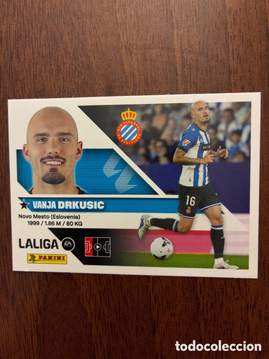 Cromos de f&uacute;tbol: Cromo N&ordm; 6 BIS Vanja Drkusic (Edici&oacute;n BIS / Coloca) - RCD Espanyol - Este Liga 2026-27 - Impecable