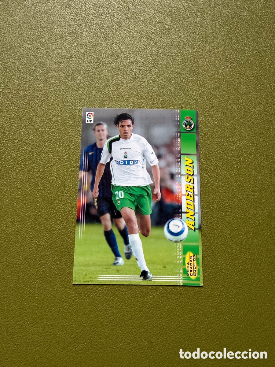 Cromos de f&uacute;tbol: Anderson 263 bis Megacracks 04/05 Racing de Santander