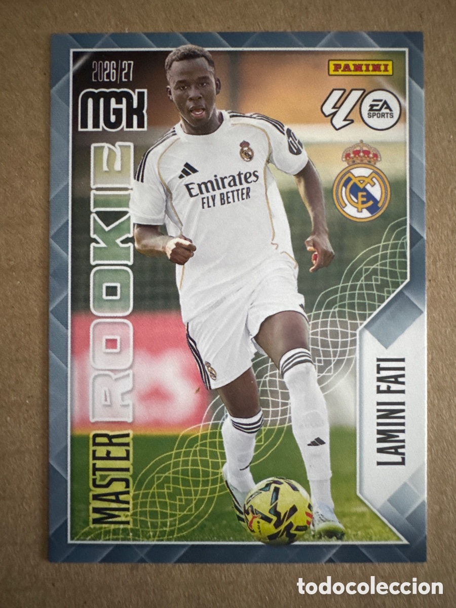 Cromos de f&uacute;tbol: # 416 Lamini Fati Real Madrid Master Rookie Megacracks 26 27 2026 2027