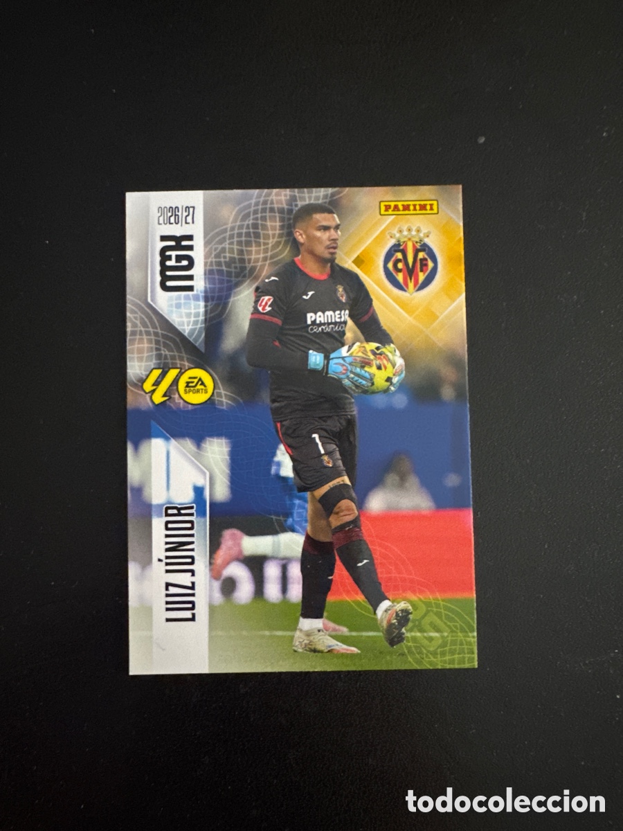Cromos de f&uacute;tbol: LUIZ JUNIOR VILLARREAL N&Uacute;MERO 362 MEGACRACKS 2026 2027