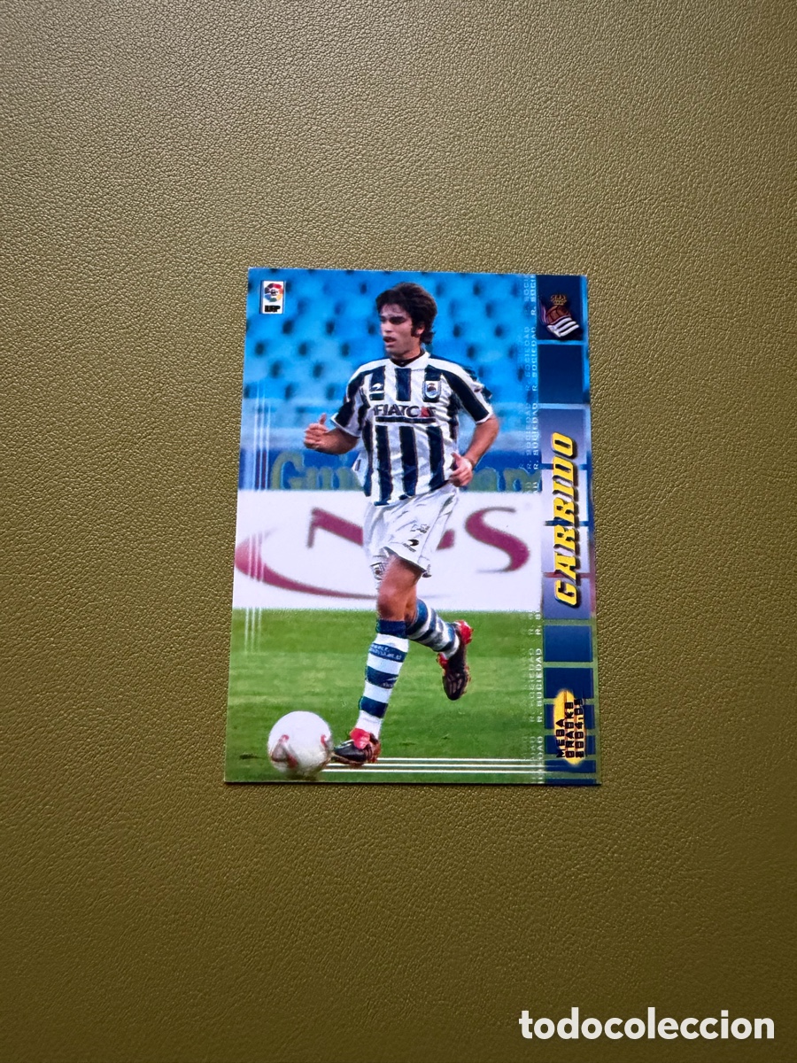 Cromos de f&uacute;tbol: Garrido 295 bis Megacracks 04/05 Real Sociedad error de impresi&oacute;n parte delantera