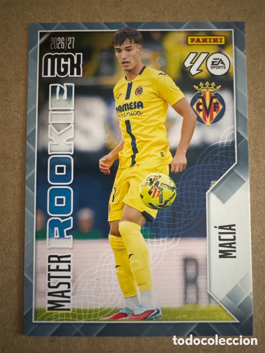 Cartes &agrave; collectionner de Football: # 417 Maci&aacute; Villarreal Master Rookie Megacracks 26 27 2026 2027