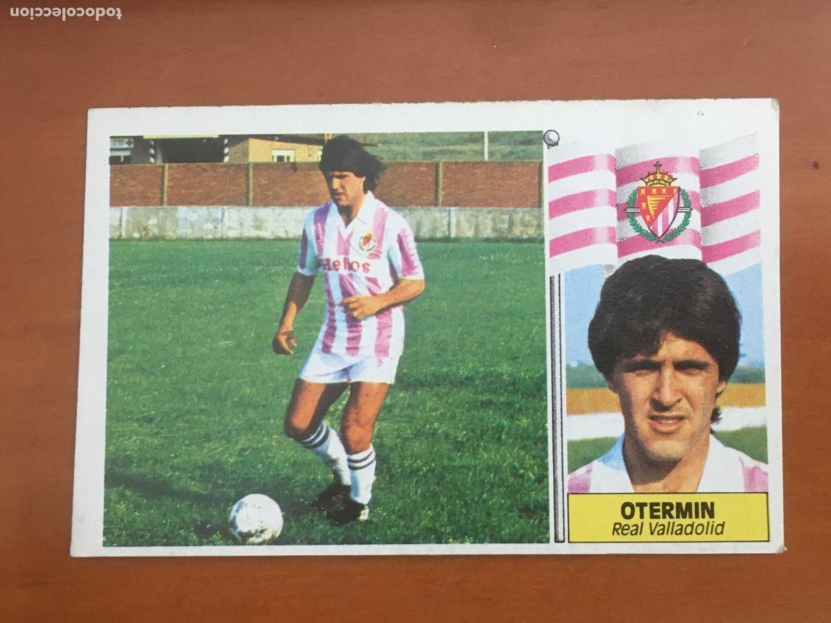 Fu&szlig;ball-Sticker: otermin valladolid fichaje 9 coloca liga 86 87 1986 1987 ediciones este nunca pegado nuevo de sobre