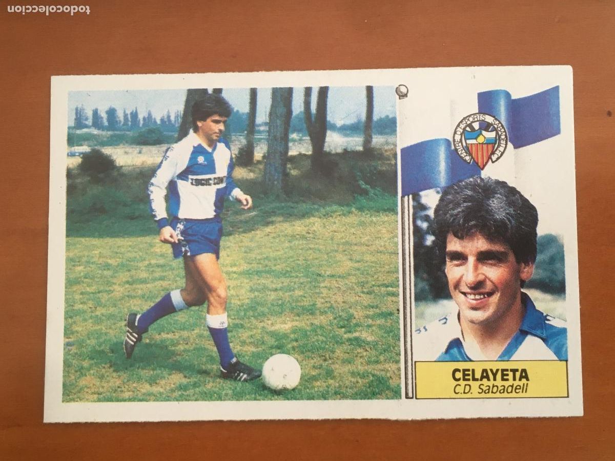 Fu&szlig;ball-Sticker: celayeta sabadell fichaje 24 liga 86 87 1986 1987 ediciones este nunca pegado nuevo de sobre