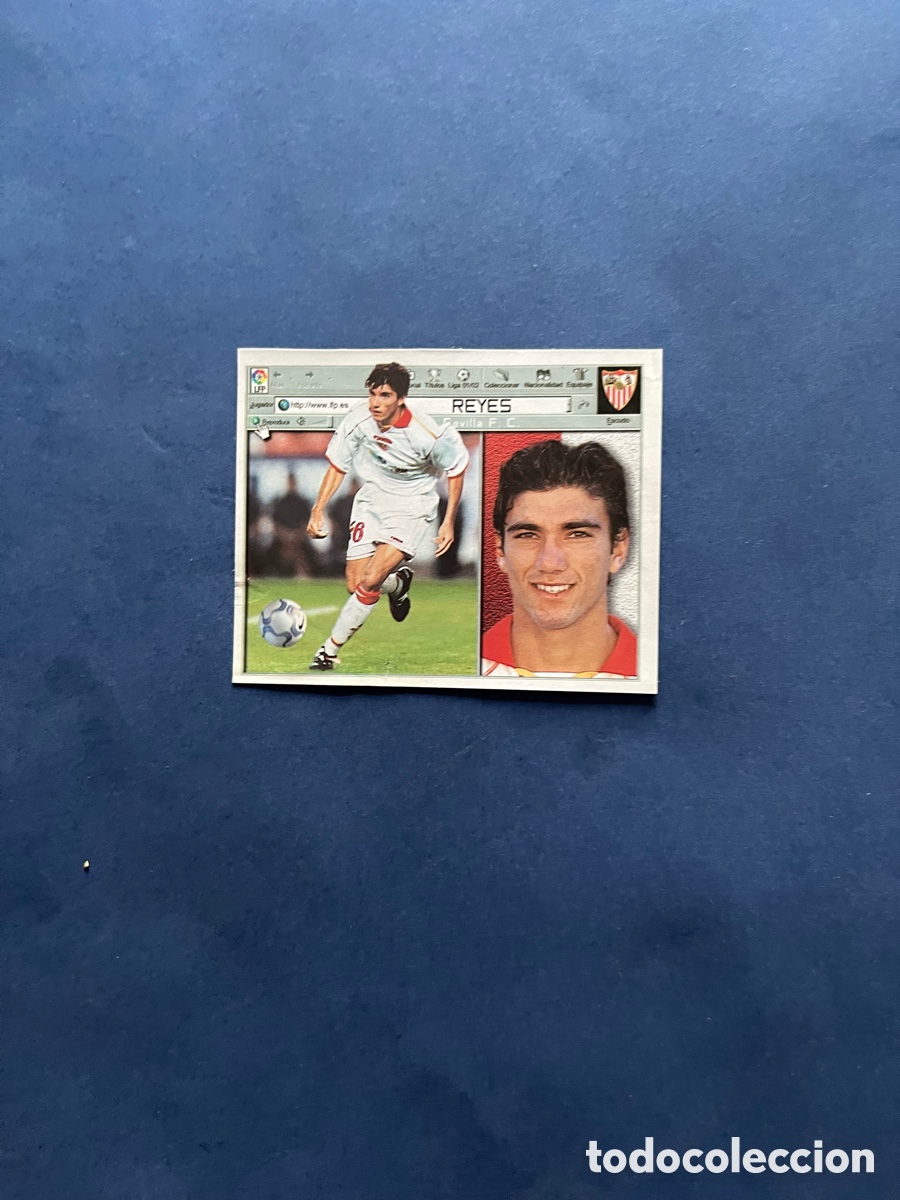 Football Stickers: Reyes Sevilla F.C. Rookie ( coloca ) Este 2001-02 ( recuperado )