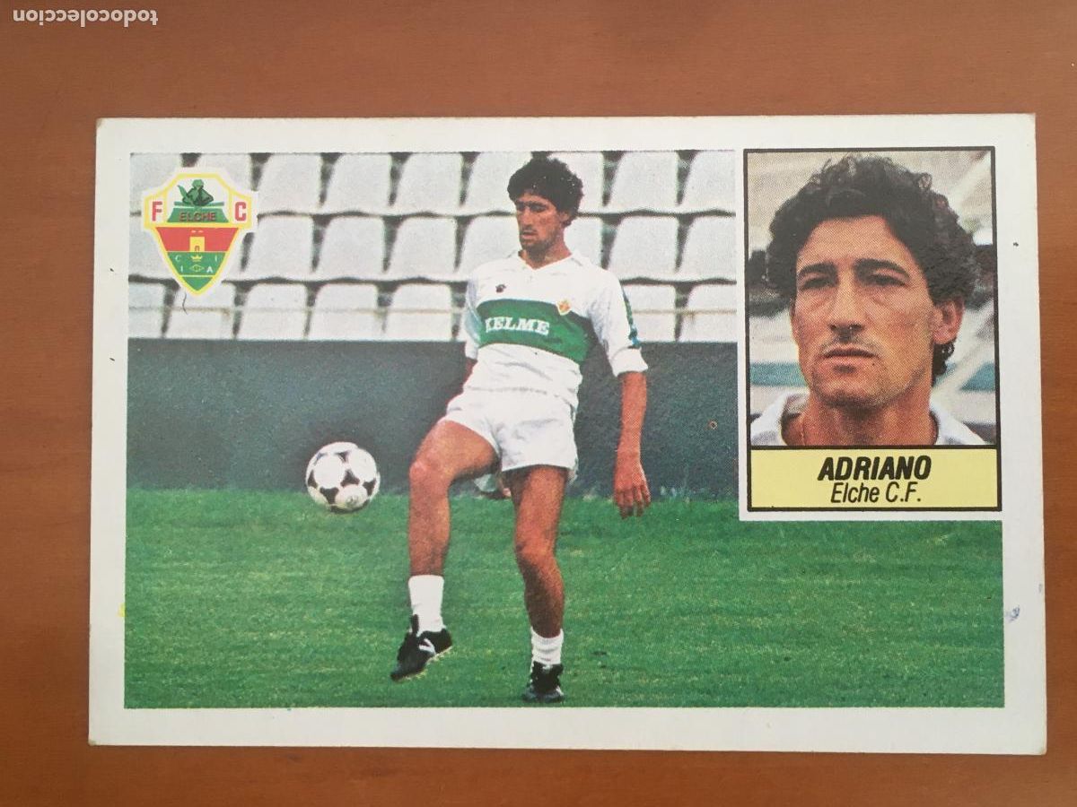 Cromos de Futebol: adriano elche coloca liga 84 85 ediciones este nunca pegado nuevo de sobre