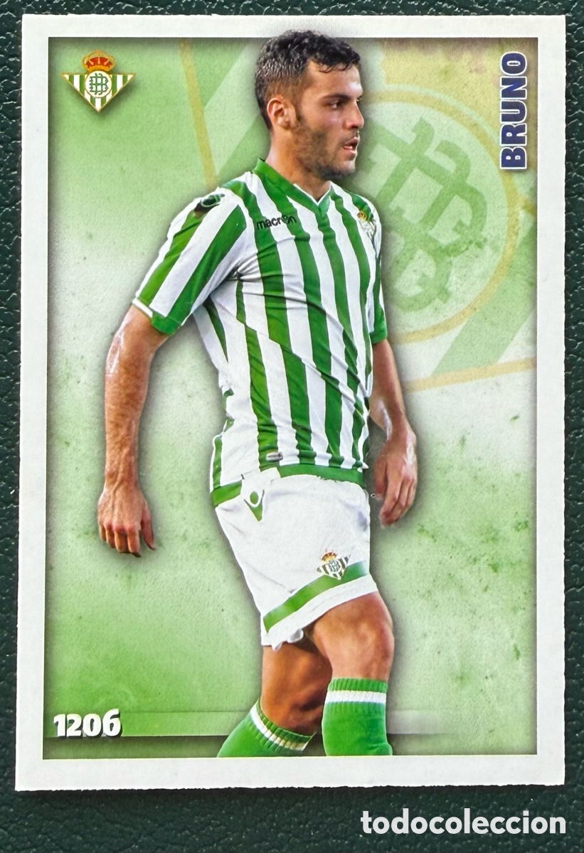 Cromos de Futebol: 1206 BRUNO REAL BETIS FICHAS ALBUM MUNDICROMO 2014 2015 14 15