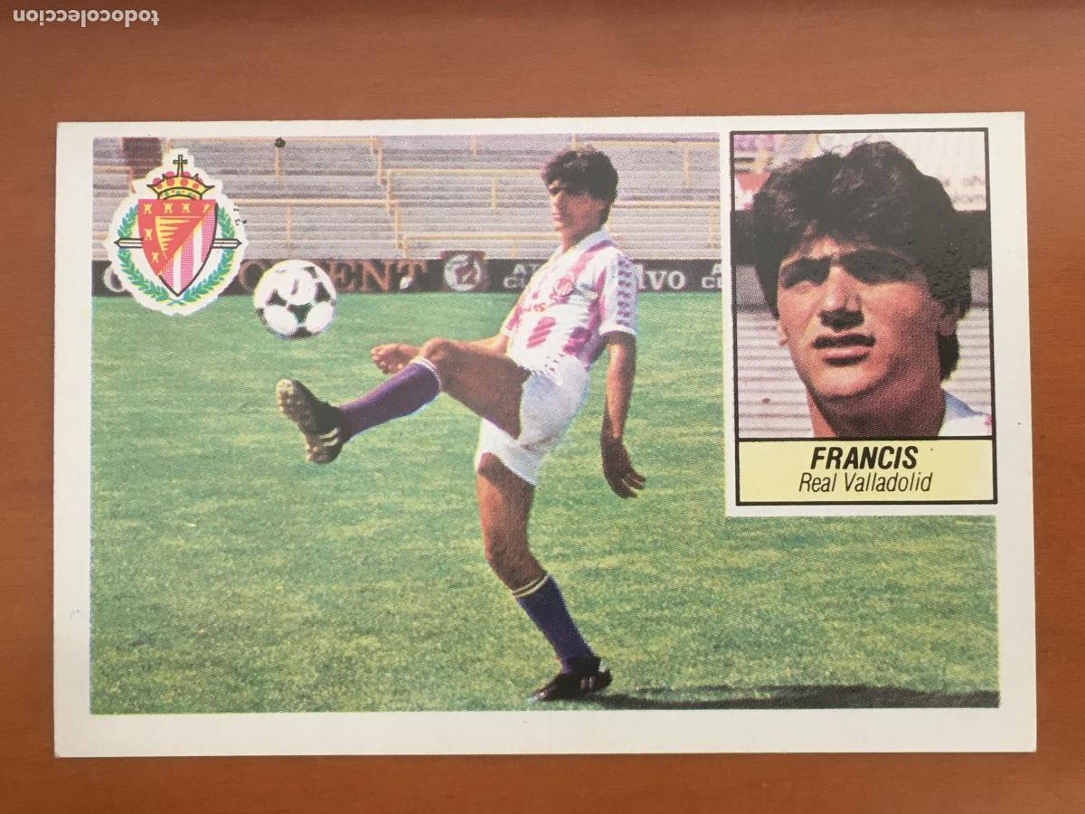 Cromos de f&uacute;tbol: francis valladolid fichaje 7 coloca liga 84 85 ediciones este nunca pegado nuevo de sobre
