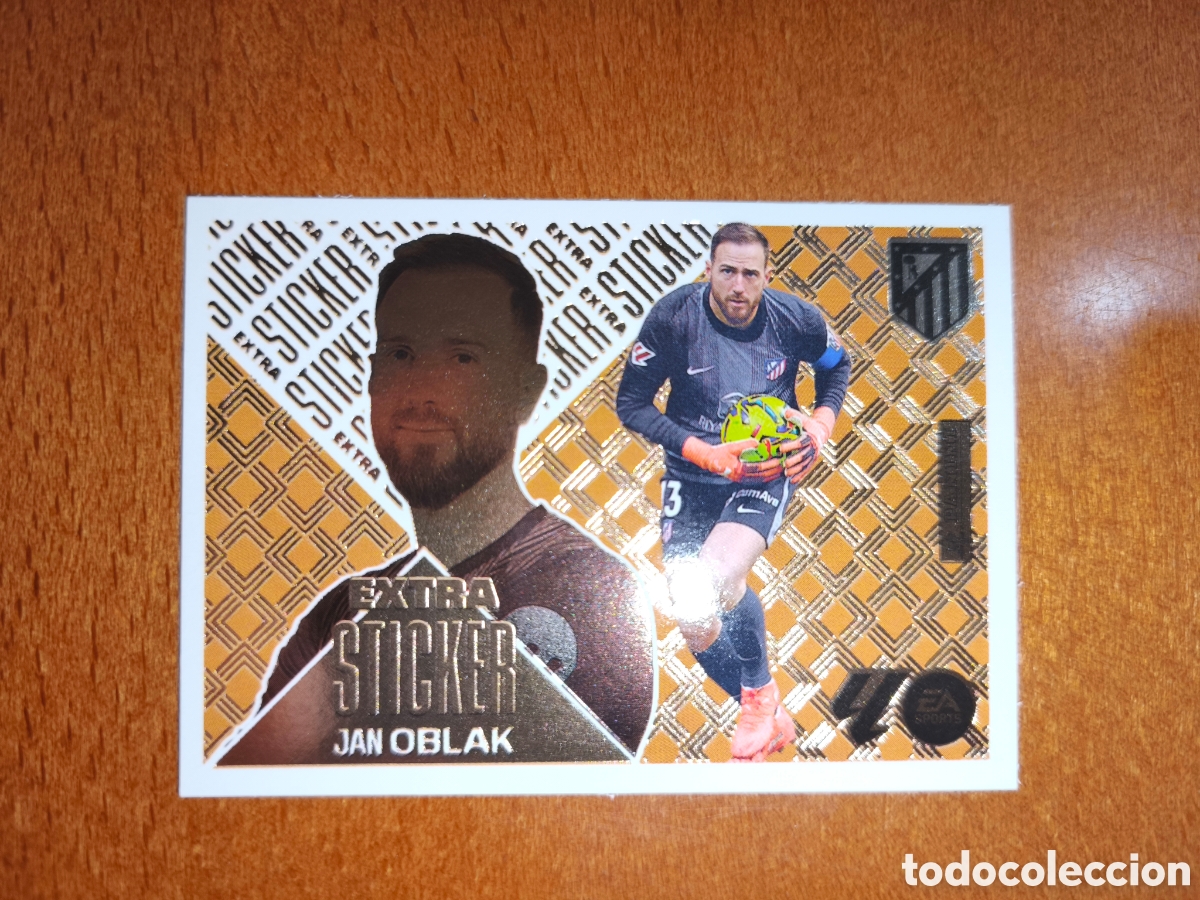 Cromos de Futebol: Oblak EXTRA STICKER Bronce liga este 26/27 Atl&eacute;tico De Madrid