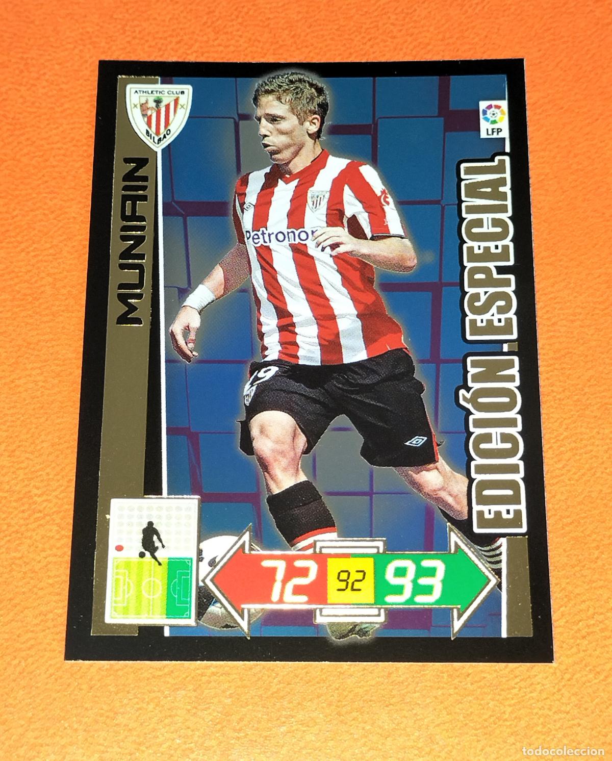 Cromos de f&uacute;tbol: MUNIAIN EDICION ESPECIAL ATHLETIC CLUB BILBAO CARD ADRENALYN XL LIGA BBVA 2012 2013 12 13 PANINI