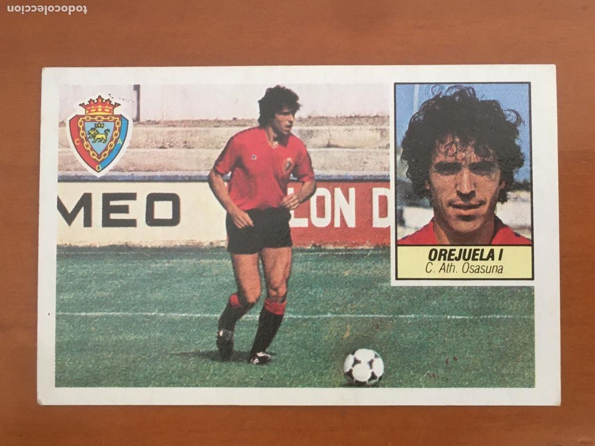 Cromos de f&uacute;tbol: orejuela I osasuna fichaje 10 bis liga 84 85 ediciones este nunca pegado nuevo de sobre